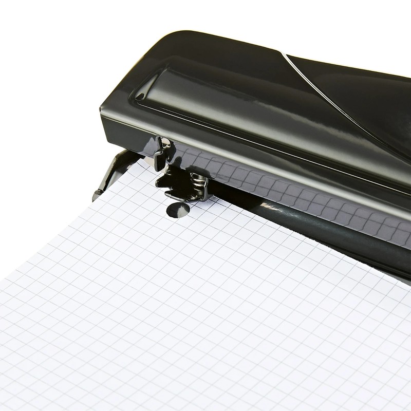 Pen+Gear 3-Hole Punch, 12 Sheet Capacity, Black gallery