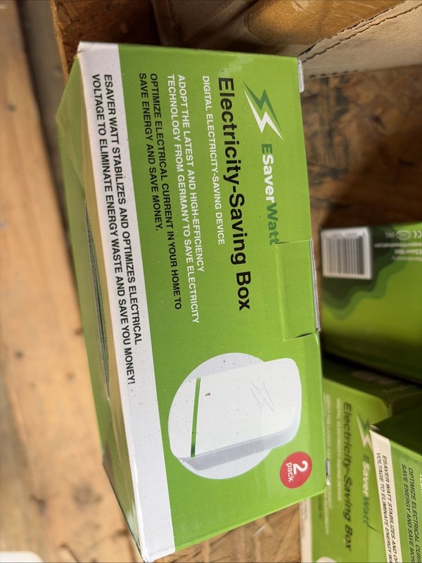 Electricity Saving Box E Saver Watt Digital US Plug 2 Pack
