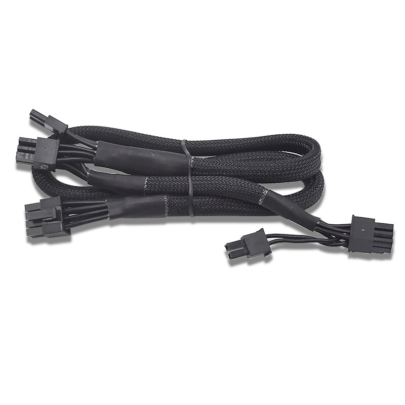 For Thermaltake Toughpower GF1 ARGB 8Pin to Dual 8(6+2) Pin PCIe Power Cable