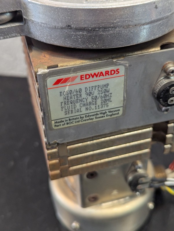 Edwards EO50/60 Diffusion Pump from Agilent HP 5971 MSD Mass Selective Detector gallery