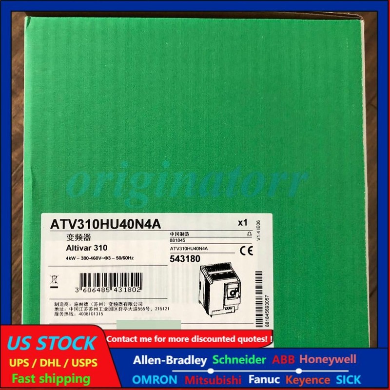 One ATV310HU40N4A Inverter ATV310HU40N4A US Free TAX