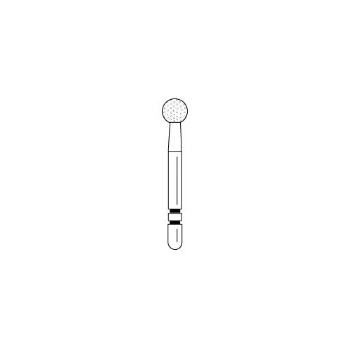 Abrasive Technology 138C Two Striper FG Round Coarse Diamond Burs 5/Pk 2015009