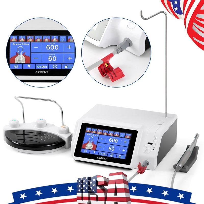 Dental LED Implant Motor +20:1 Contra Angle Handpiece COXO C Sailor Pro /AZDENT