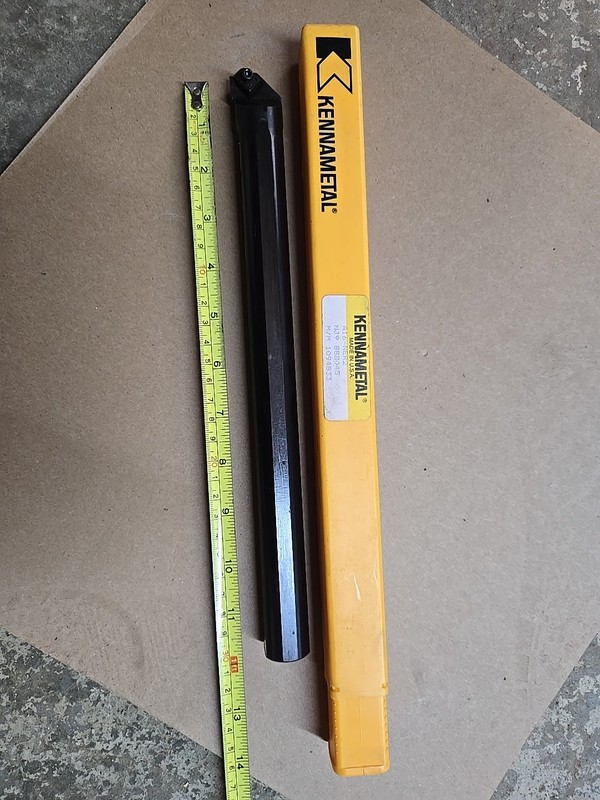 New Kennametal A16-NER2 Top Notch Indexable Boring Bar 1″ Shank 12″ OAL Grooving