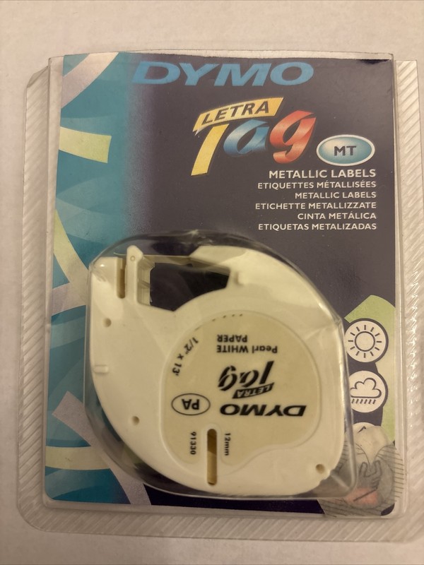 Dymo Letra Tag MT White Paper