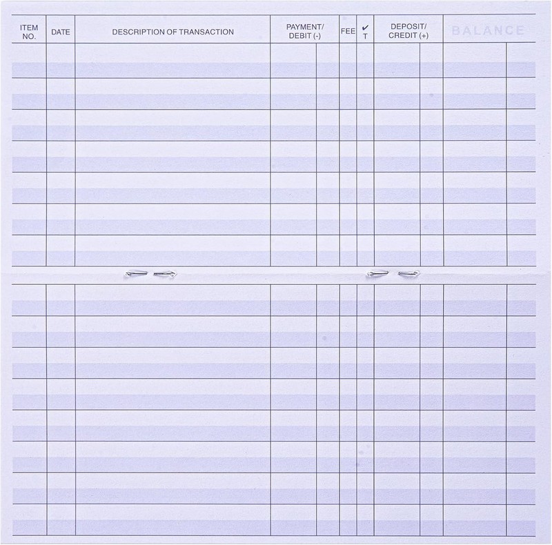 24 PCS Check Registers for Personal Checkbook, Easy to Read Checkbook Register gallery