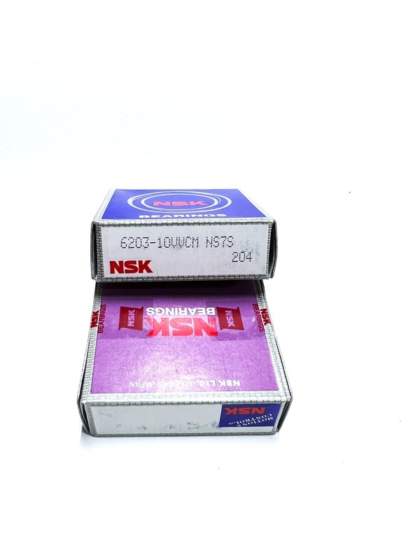 2(Pack) 6203-10VVCM NSK 2 RUBBER SHIELDED BALL BEARING 5/8″ X 40mm X 12mm NEW