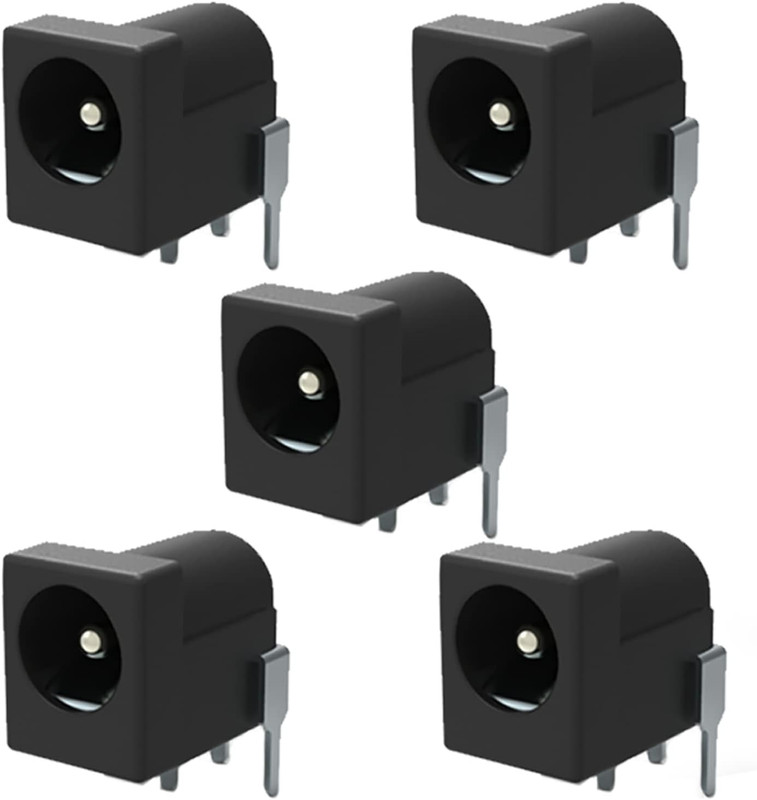 Breadboard-Friendly 2.1Mm PCB Mounting Female DC Power Barrel Jack (5 PCS DC Pow