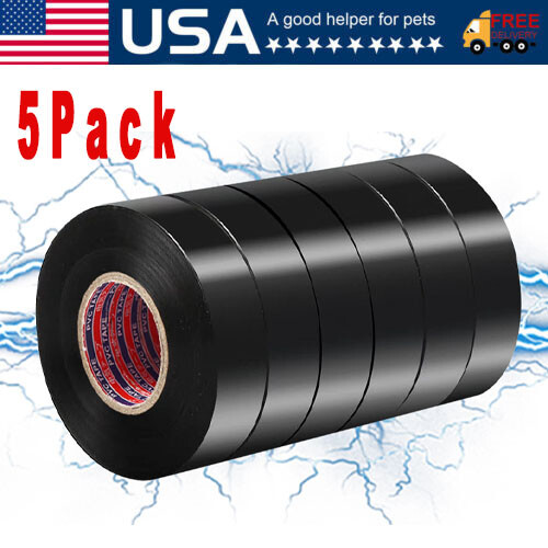New Electrical Tape Wiring Harness wire (Black, 3/4″ W x 20ft L) auto truck