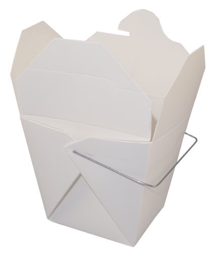 Fold-Pak Paperboard Pint Food Container Oyster White, 16 oz. | 500/Case
