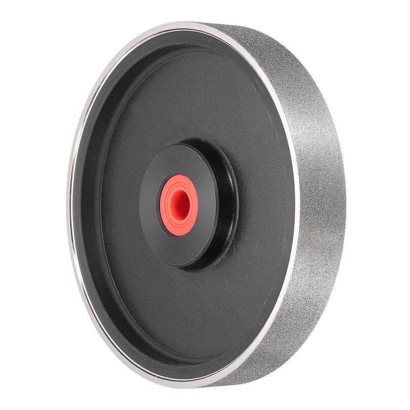 Diamond Lapidary Wheel 6 Inch x 1 Inch Arbor Hole 180 Grit W/ Reducers For Stone gallery