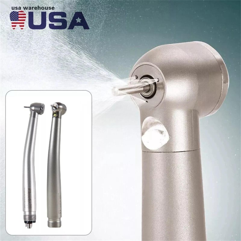 Dental Fiber Optic LED E-generator/ High Speed Handpiece Push Button 2/4 Holes gallery