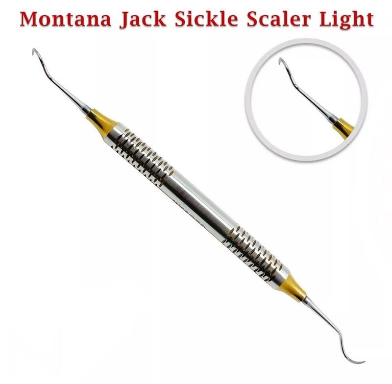 5 X Periodontal Montana Jack Sickle Scaler Light Double Ended Dental Instruments gallery