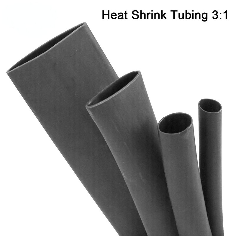 Black Heat Shrink Tubing Tube Dual Wall 3:1 Marine Adhesive Glue Lined gallery