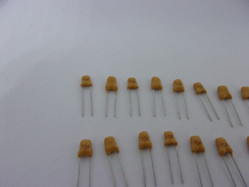 20 Pcs Pack Lot Multilayer Ceramic Capacitor 100nF 0.1uF 104 50V 10% Monolithic gallery
