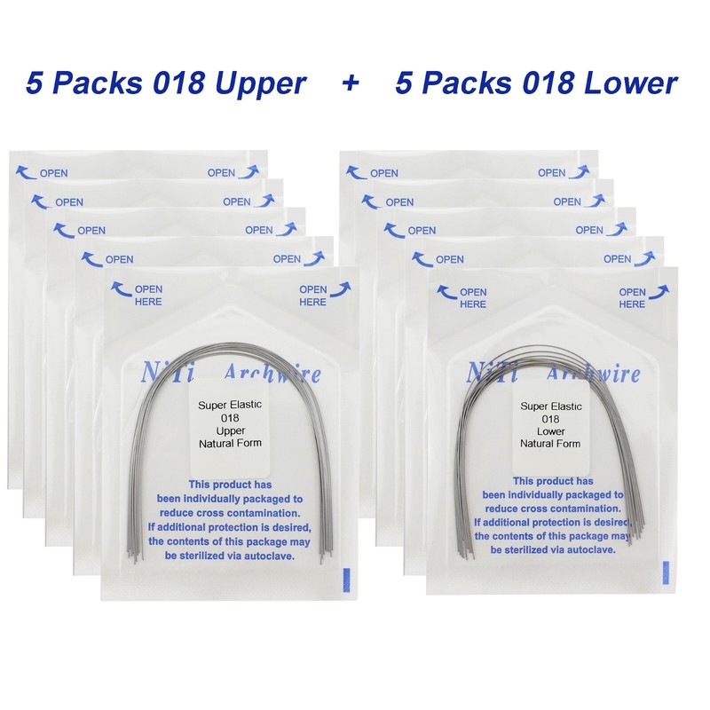 100PCS Dental Orthodontic Arch Wire Niti Natural Form Round Rectangular 16x22 14 gallery