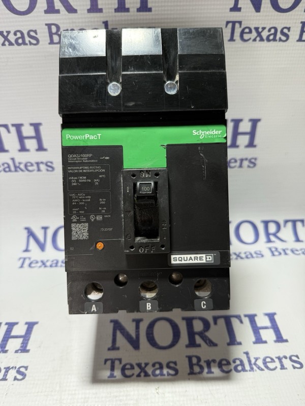Square D PowerPacT 100A Circuit Breaker (QBA32100RP) B13