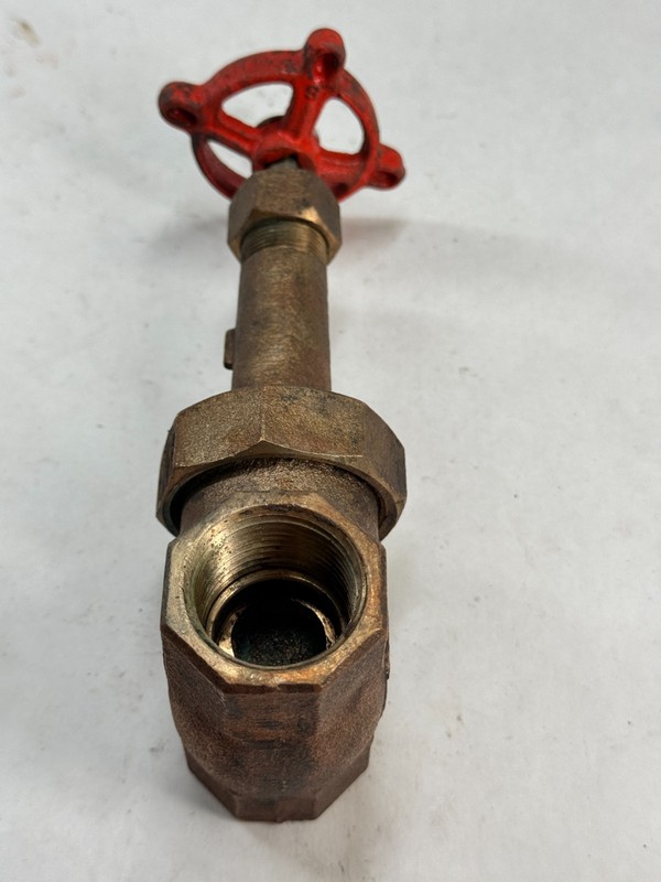 STOCKHAM B-105 Bronze Gate Valve 1" NPT 125-S / 200-WOG, Union Bonnet *VARNISH* gallery