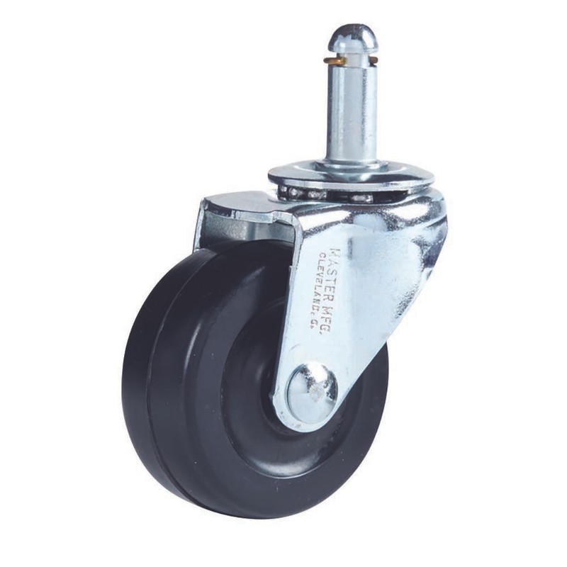 Standard Carpet Casters, 7/16″ Dia. x 7/8″ Long Stem, 75 lbs./Caster, Zinc