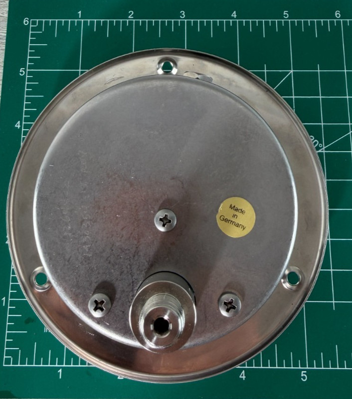 HYDRIL McDaniel Controls Pressure Gauge 316 SS Tube Socket 0-6000 PSI 40000 kPa gallery