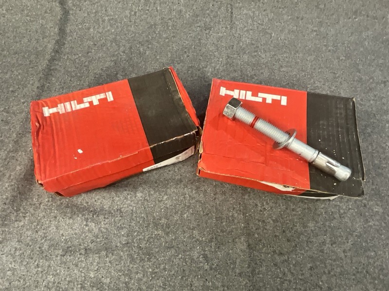 Hilti KB-TZ 3/4″ x 7″ Wedge Anchors 2 Boxes Of 10 Concrete Expansion Anchors 20