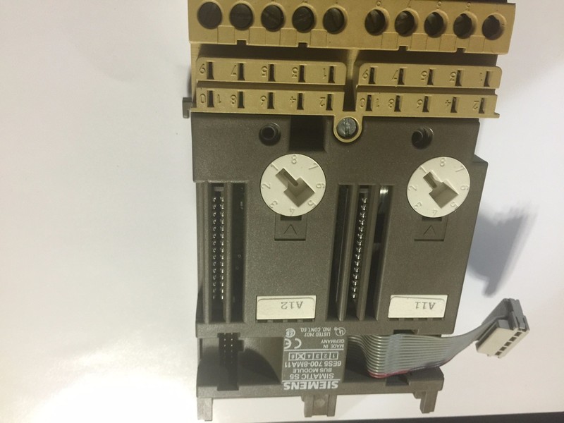 Siemens PLC Simatics S5 Bus Analog Input Module 6ES5 700-8MA11