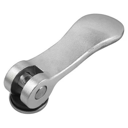 Kipp K0005.9501104 Cam Lever Size: 9 D=M04, A=36, 2, B=14, 4, Aluminum Black