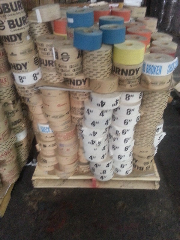 GUMMED TAPE NON REINFORCED*MISPRINTS 10 ROLLS 600' EA 40.00 /CS MUST READ **** gallery