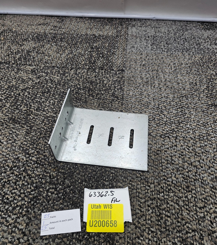 (QTY 25) Simpson SC62-5/97 Seismic Bypass Framing Connector G90 Galvanized gallery