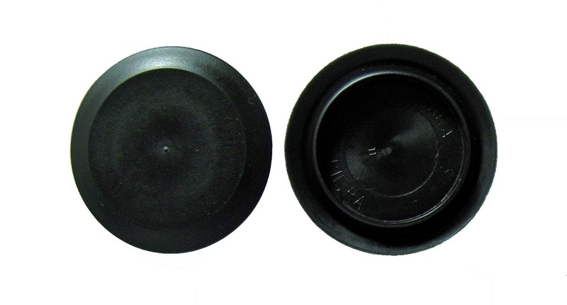 BPF Flush Mount Black PLASTIC Sheet Metal Hole Plug for 1/4" to 2" Hole Size gallery