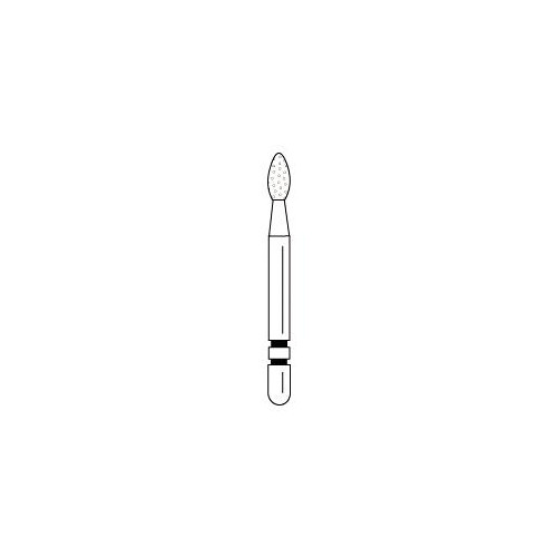 Abrasive Technology Two Striper FG #292.3 Football Coarse Grit Diamond Burs 5/Pk
