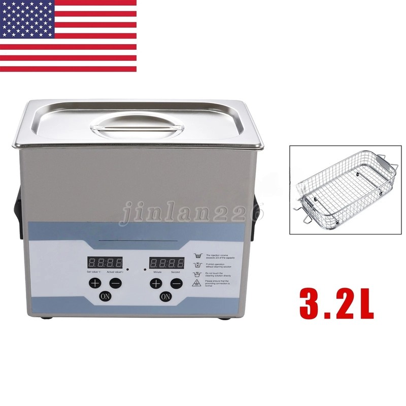 3.2L Ultrasonic Cleaner with Timer & Heater Digital Sonic Cleaner