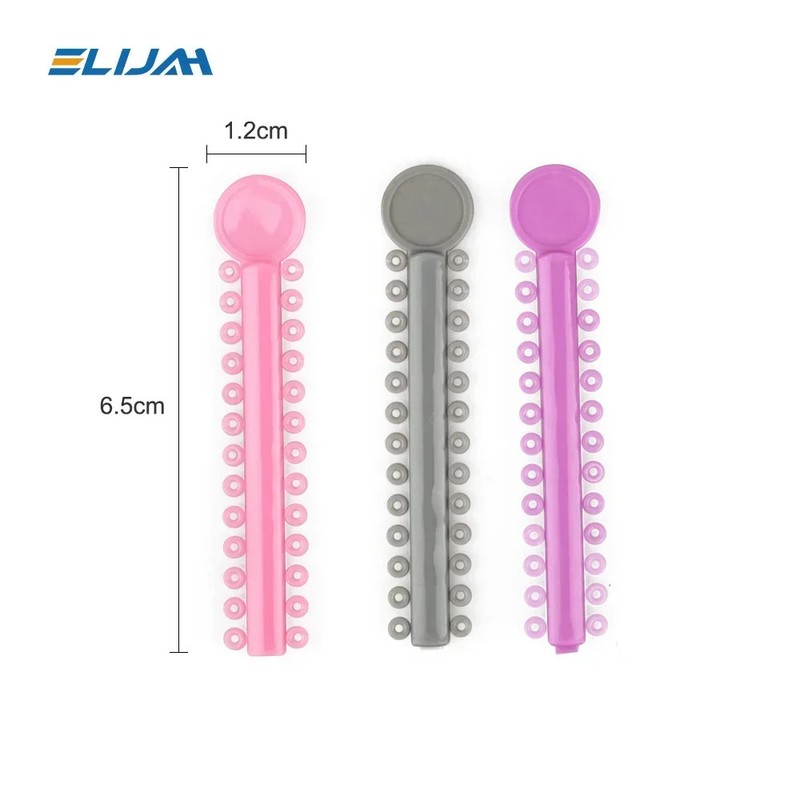 1040pcs Dental Orthodontic Ligature Ties Braces Elastic Rubber Bands Mixed Color gallery