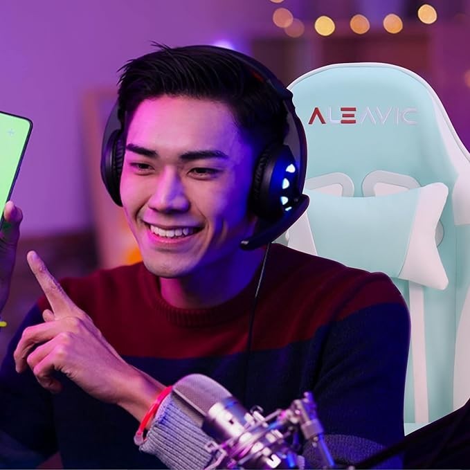 Gaming Chair, Gamer Chair Racing Style Game for Adults Teens