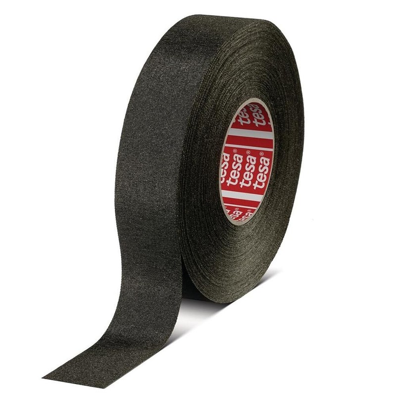 Tesa 51036 19mm*25m Flag-Resistant PET Cloth Automotive Harnesses Tape （1 roll）