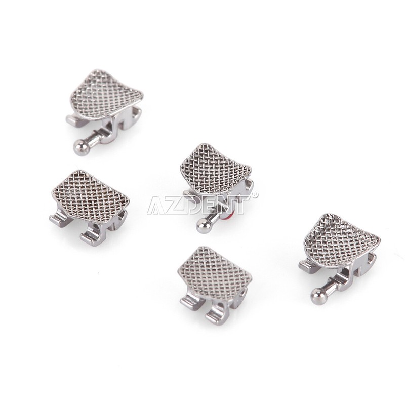 10 Kits AZDENT Dental Orthodontic Metal Brackets Braces Roth.022 Hooks 3-4-5 gallery
