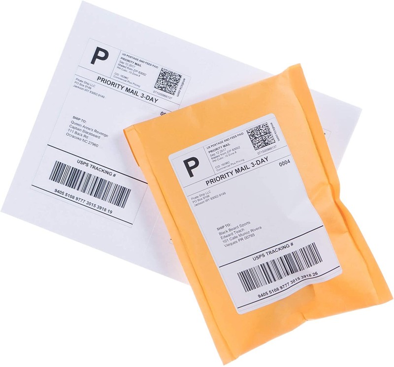 50-2000 Half Sheet Address Shipping Labels Blank Page 8.5 x 5.5 Self Adhesive gallery