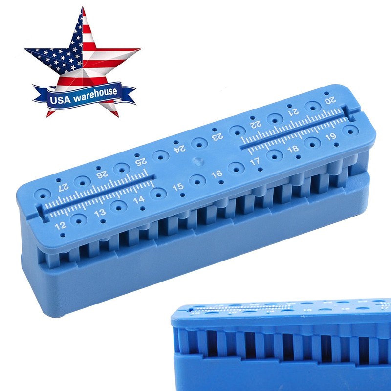 New Dental Endo Measuring Block Endodontic File Holder Ruler Autoclavable – USA