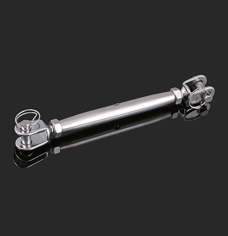 M5~M20 Turnbuckles 304 Stainless Steel Closed-Body Clevis-to-Clevis Turnbuckles gallery