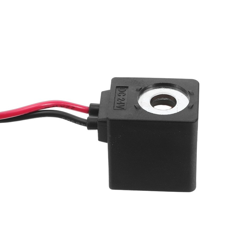 Hydraulic Solenoid Valve Coil DC24V 3W Power Unit Dual Wire for Dump Lift