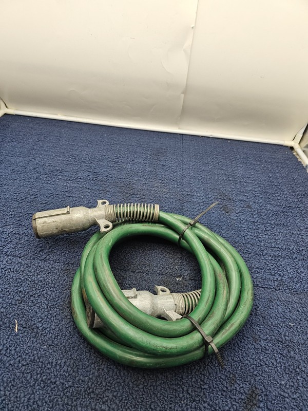 1/8 TYPE E ABS Cable 10FT Straight, Green, Zinc