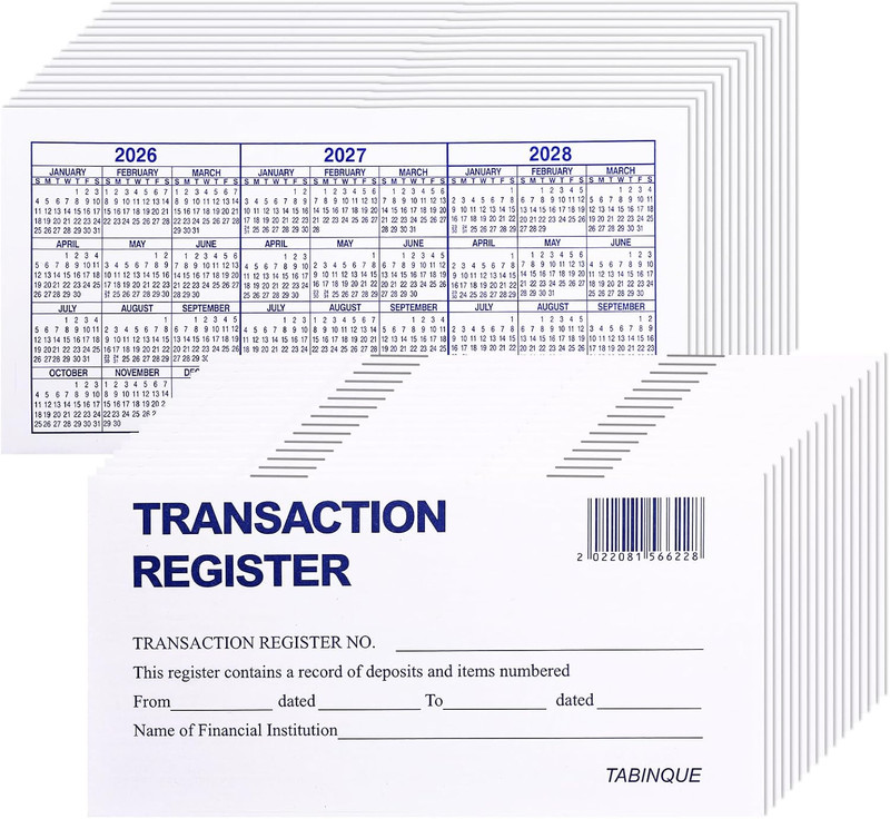24 PCS Check Registers for Personal Checkbook, Easy to Read Checkbook Register gallery