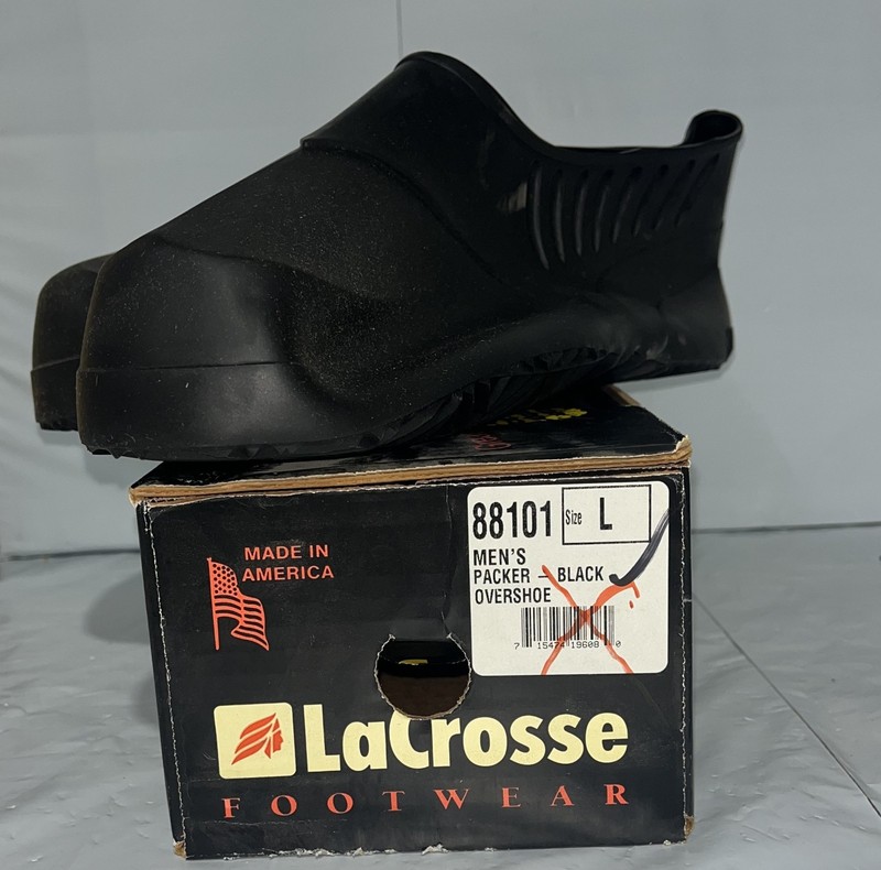 PVC Rubber Waterproof Over Work Boots Construction Shoes Rain Snow Galoshes LRG