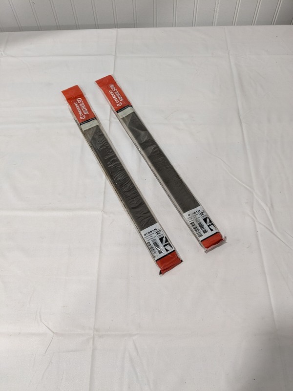 Crescent 12″ Flat Fine Cut Long Angle Lathe Hand File Qty 2 07851N