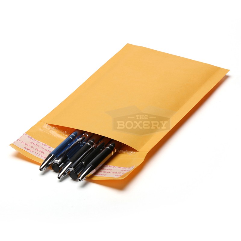 250 #000 Kraft Bubble Padded Envelopes Mailers 4 x 8 from TheBoxery gallery