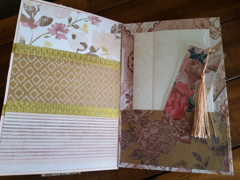 NEW Junk Journal Handmade Album Book w/ Pockets & Ephemera 9x6" gallery