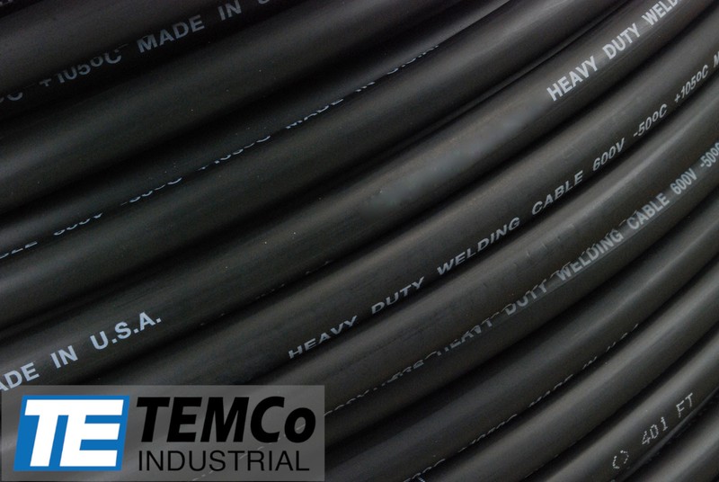 WELDING CABLE 2/0 BLACK 50′ FT BATTERY LEADS USA NEW Gauge Copper AWG Solar