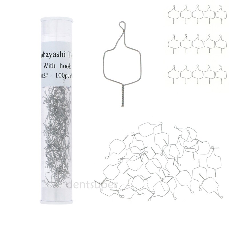 Kobayashi Preformed Dental Orthodontic Stainless Precut Twist Ligature Ties Wire