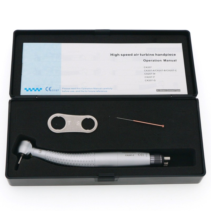 US COXO Dental Handpiece Air Turbine High Speed Self Power LED M4 4 Holes gallery