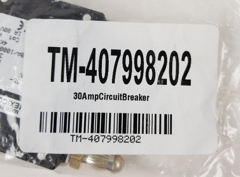 10 Sensata AIRPAX LMLB1-1RLS5-39823-30-V Circuit Breaker 80V 30A 1PoleBullet NEW gallery